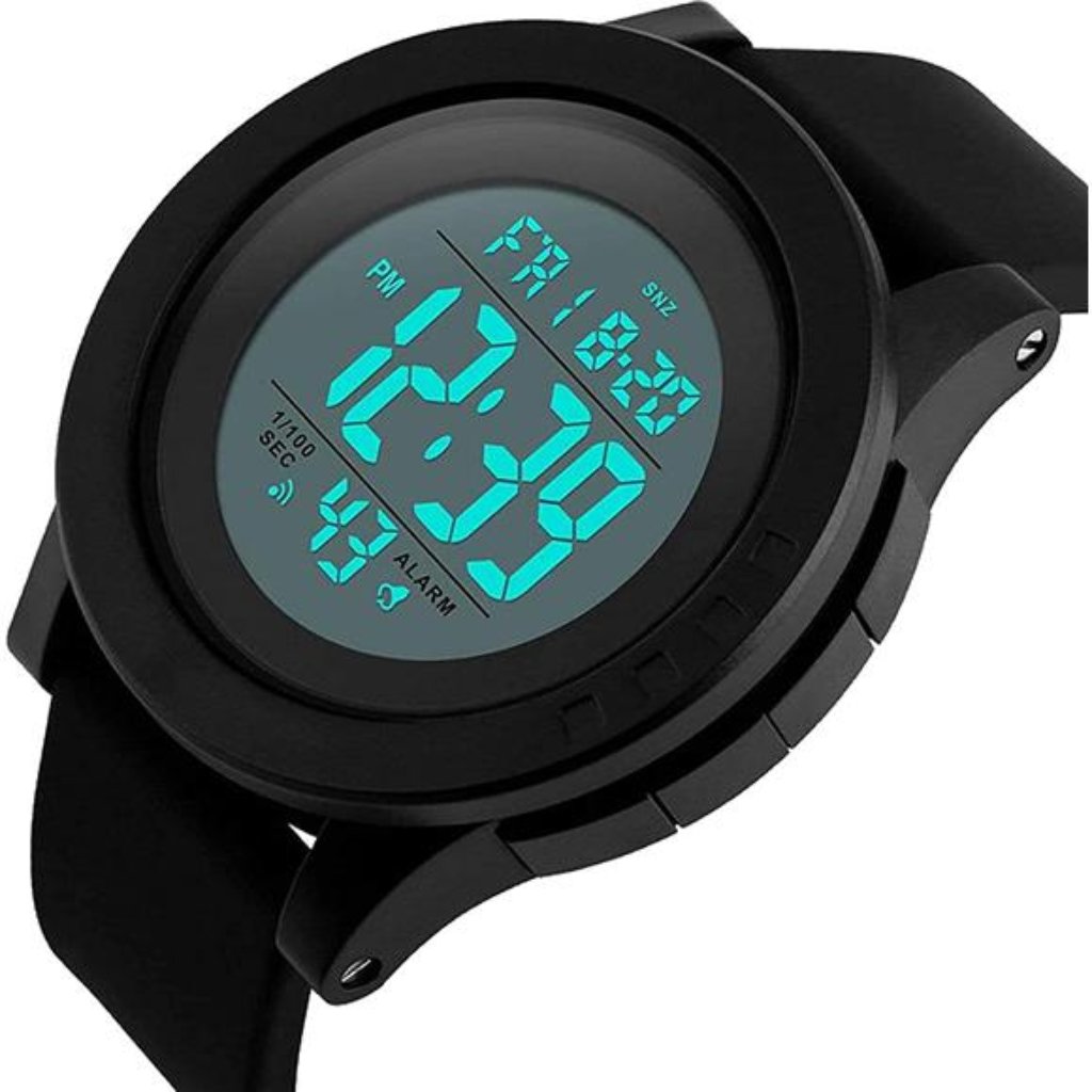 Lymfhch Men's Digital Sports Watch Led Screen Face Electronics Military Watch